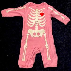 Old Navy skeleton onesie